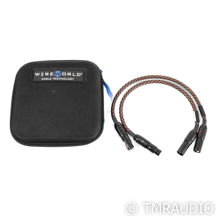 WireWorld Eclipse 8 XLR Cables; 0.5m Pair Balanced Interconnects