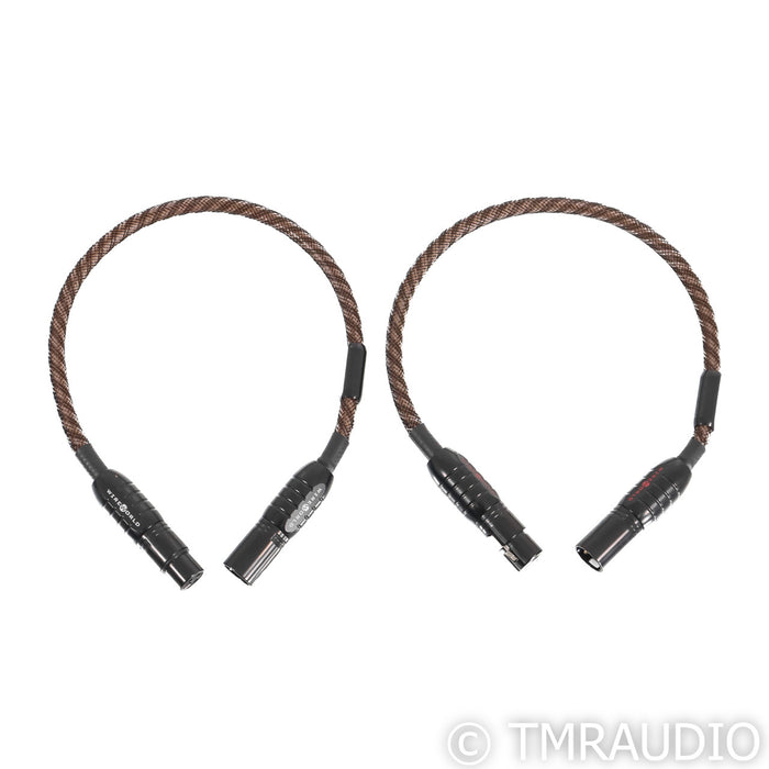 WireWorld Eclipse 8 XLR Cables; 0.5m Pair Balanced Interconnects