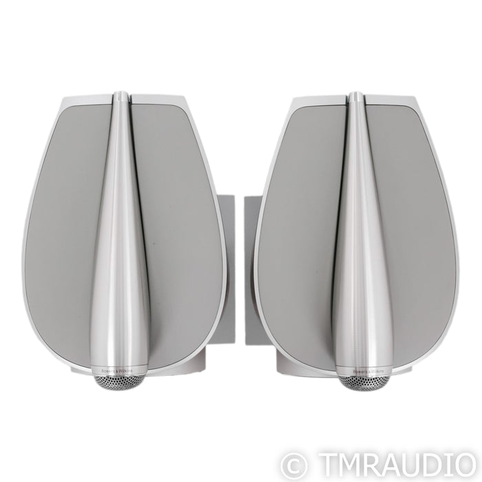 B&W 805 D4 Bookshelf Speakers; Satin Walnut Pair with Stands