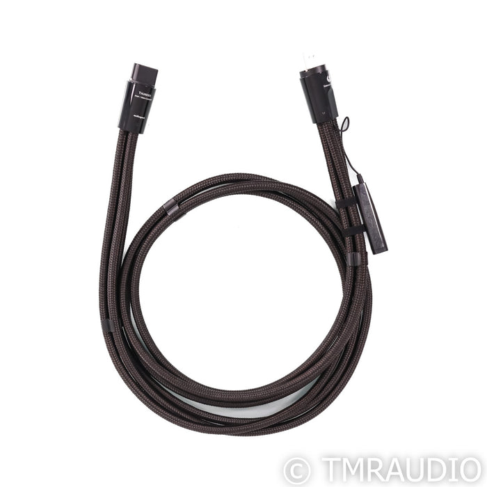 AudioQuest Thunder High-Current Power Cable; 2m AC Cord; 72v DBS; C19