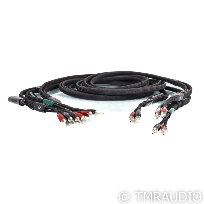 AudioQuest Robin Hood Bi-Wire Combo Speaker Cables; 12ft Pair; 72v DBS