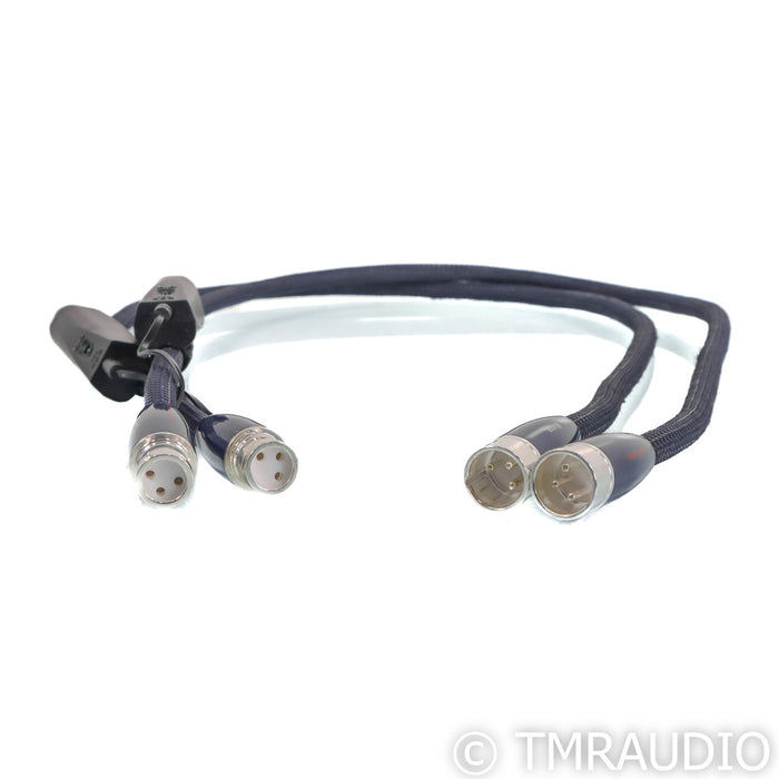 AudioQuest Water XLR Cables; 1m Pair Balanced Interconnects
