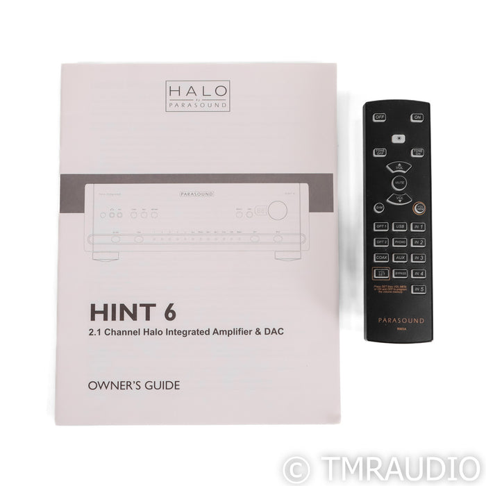 Parasound Halo HINT 6 Stereo Integrated Amplifier; MM & MC Phono