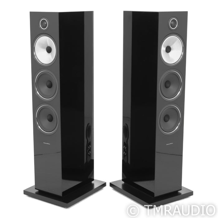 B&W 703 S2 Floorstanding Speakers; Black Pair