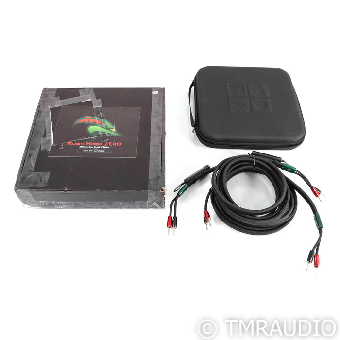 AudioQuest Robin Hood ZERO Speaker Cables; 12ft Pair; 72v DBS