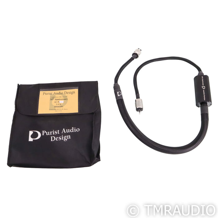 Purist Audio Design 30th Anniv. Luminist Revision Power Cable; 1m AC Cord