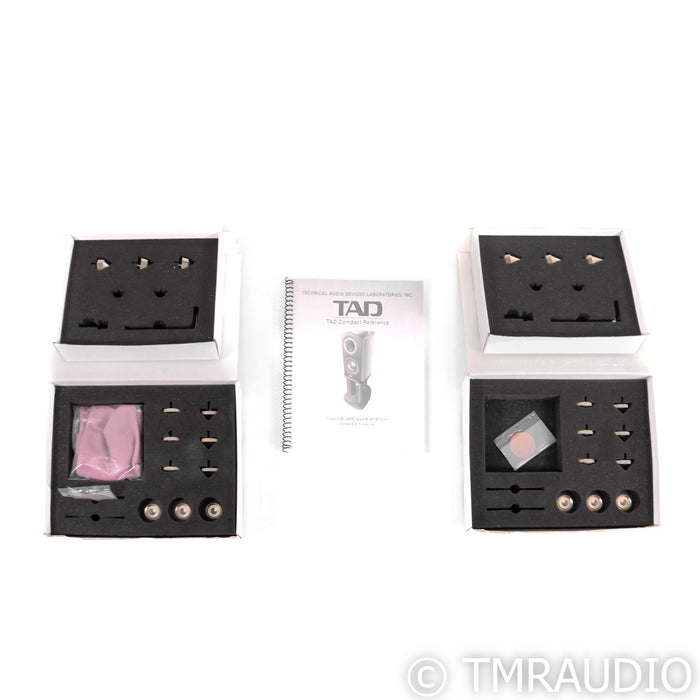 TAD Reference CR-1 Bookshelf Speakers; Rosewood Pair with Stands
