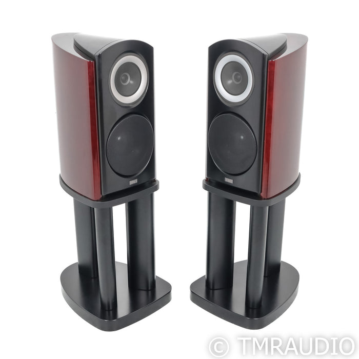 TAD Reference CR-1 Bookshelf Speakers; Rosewood Pair with Stands