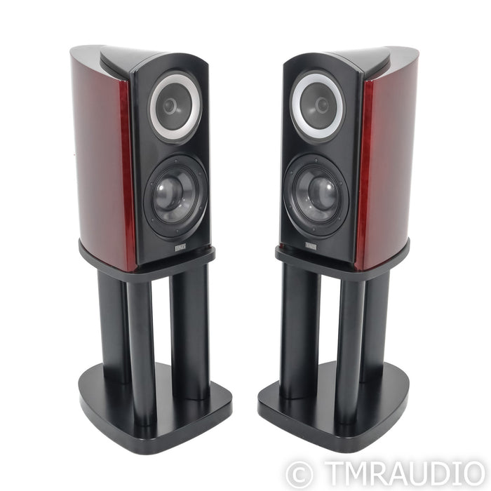 TAD Reference CR-1 Bookshelf Speakers; Rosewood Pair with Stands