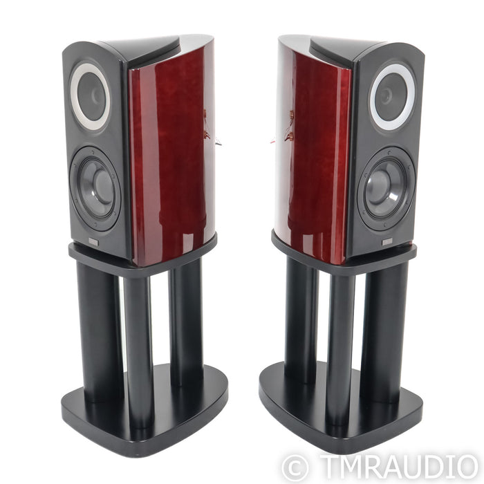 TAD Reference CR-1 Bookshelf Speakers; Rosewood Pair with Stands