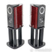 TAD Reference CR-1 Bookshelf Speakers; Rosewood Pair with Stands