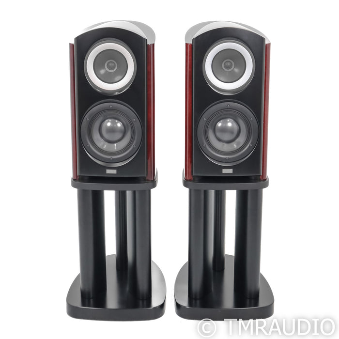TAD Reference CR-1 Bookshelf Speakers; Rosewood Pair with Stands