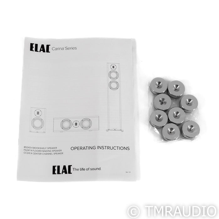 ELAC Carina FS247.4 Floorstanding Speakers; White Pair