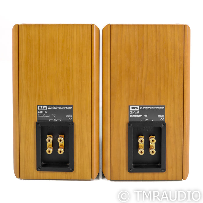 Bowers & Wilkins CDM1-NT Bookshelf Speakers; Cherrywood Pair