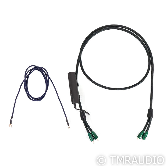 AudioQuest Yosemite RCA Cables; 1.5m Pair Interconnects with Saturn Ground