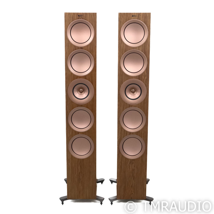 KEF R11 Floorstanding Speakers; Walnut Pair