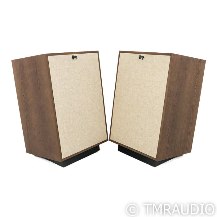 Klipsch Heresy IV Floorstanding Speakers; Distressed Oak Pair