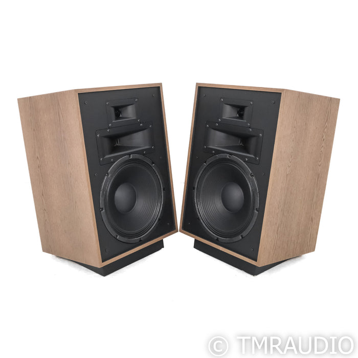 Klipsch Heresy IV Floorstanding Speakers; Distressed Oak Pair