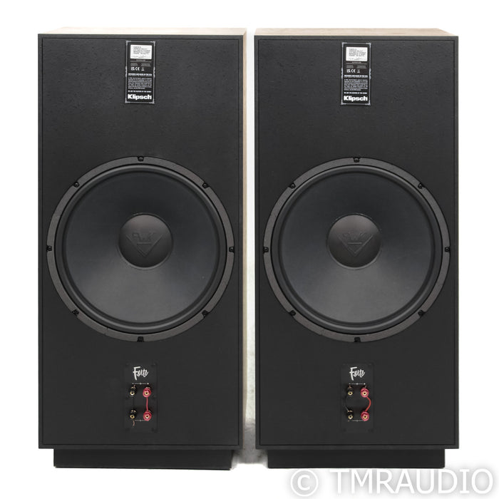 Klipsch Forte IV Floorstanding Speakers; American Walnut Pair