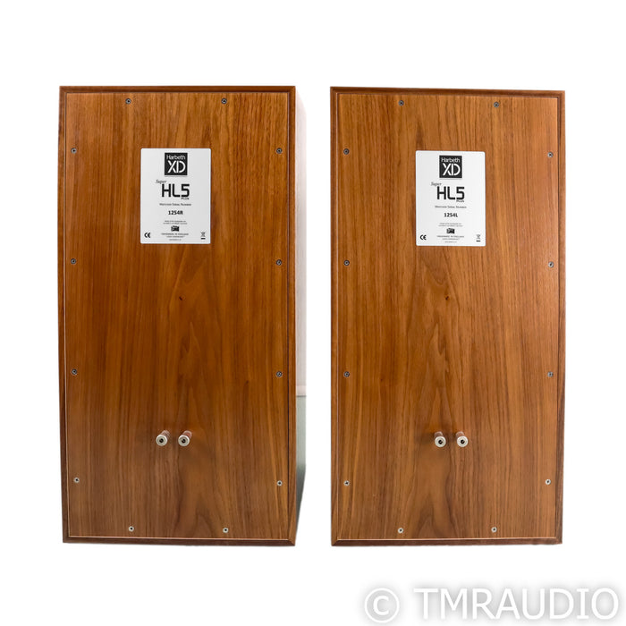 Harbeth Super HL5 Plus XD Bookshelf Speakers; Walnut Pair