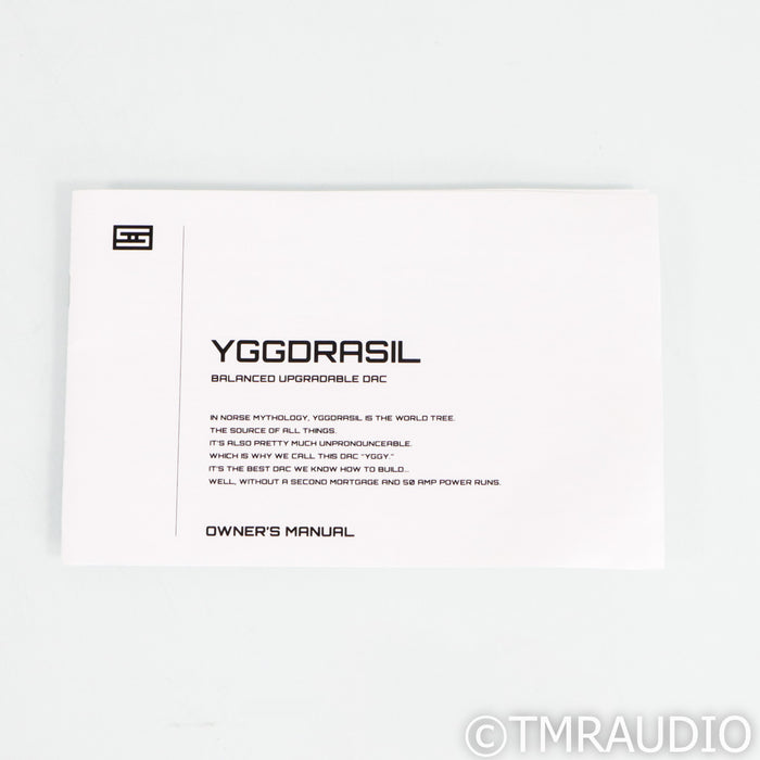 Schiit Audio Yggdrasil GS DAC; D/A Converter