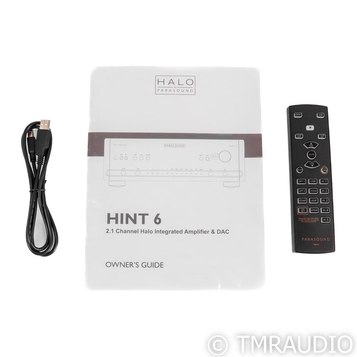 Parasound Halo HINT 6 Stereo Integrated Amplifier; MM & MC Phono