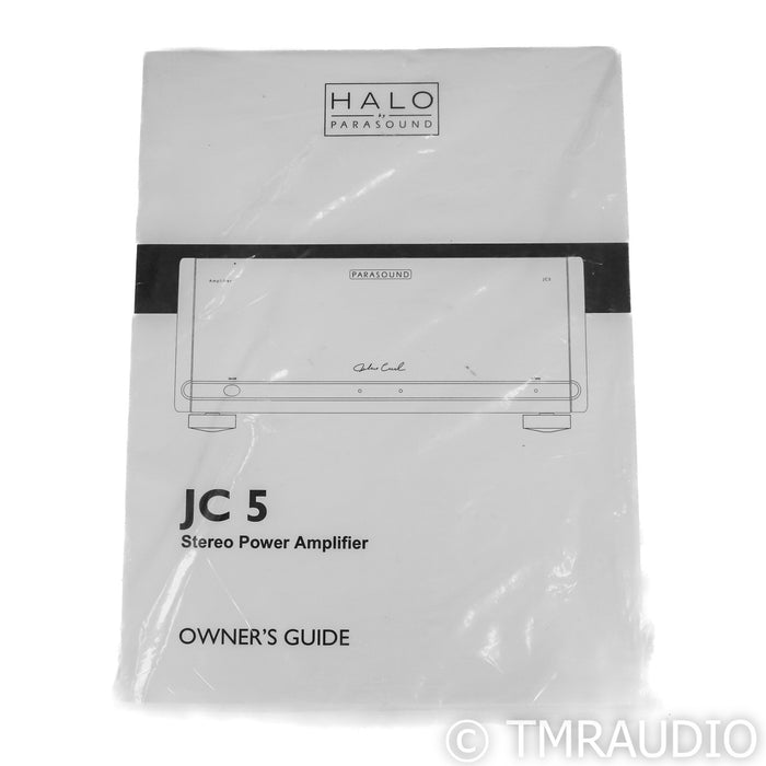 Parasound Halo JC 5 Stereo Power Amplifier