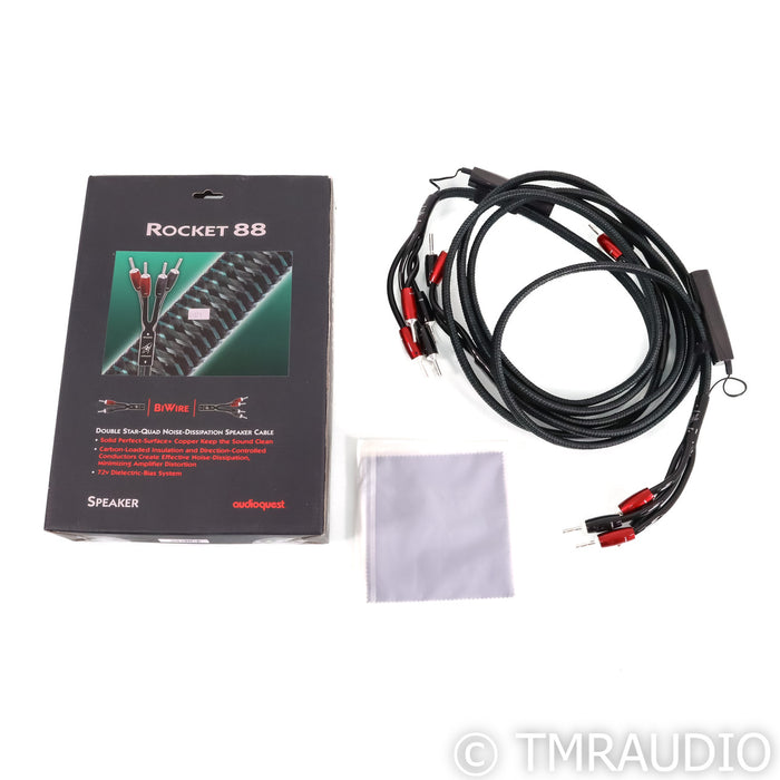AudioQuest Rocket 88 Bi-Wire Speaker Cables; 8ft Pair