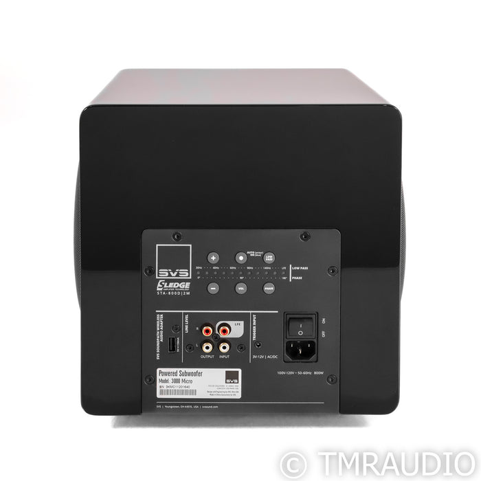 SVS SB-3000 Micro Dual 8" Powered Subwoofer; Piano Gloss Black