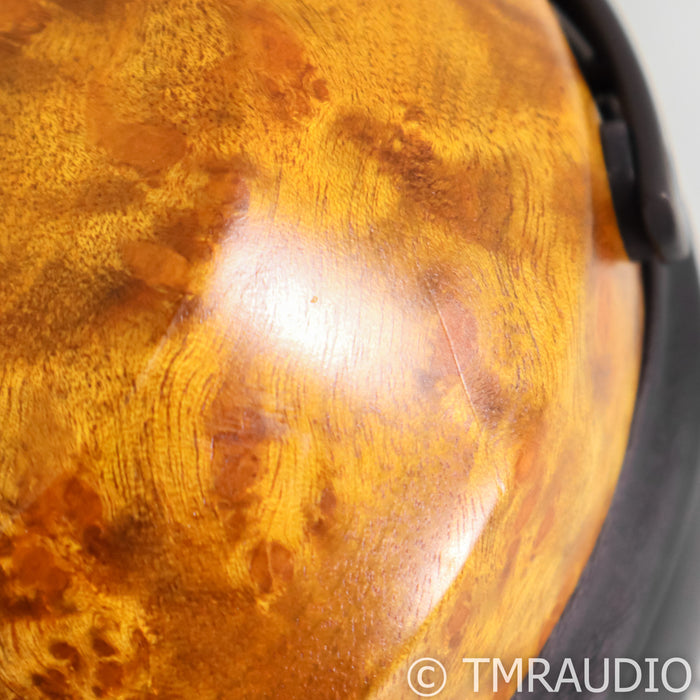 ZMF Verite Closed Back Headphones; Ambered Camphor Burl