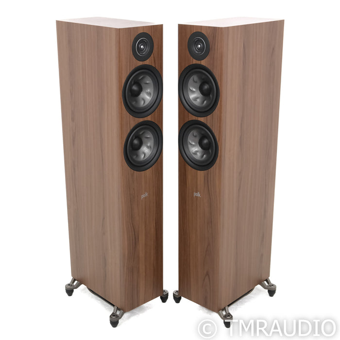 Polk Audio Reserve R600 Floorstanding Speakers; Brown Pair