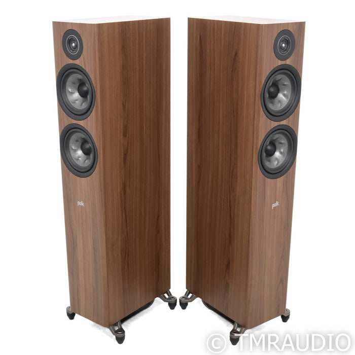 Polk Audio Reserve R600 Floorstanding Speakers; Brown Pair