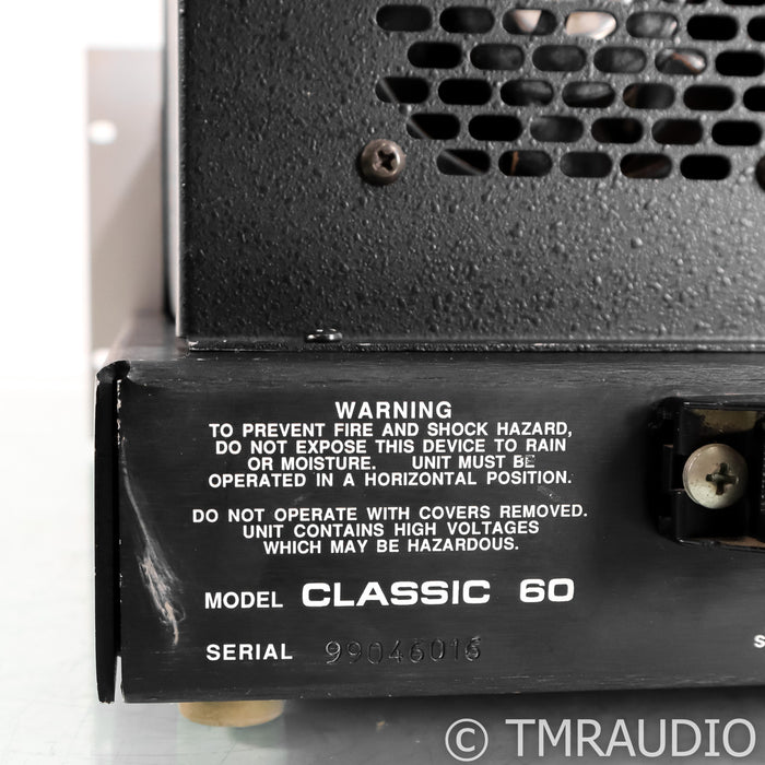 Audio Research Classic 60 Stereo Tube Power Amplifier