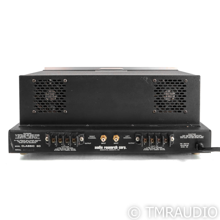 Audio Research Classic 60 Stereo Tube Power Amplifier