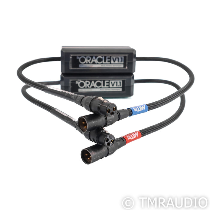 MIT Oracle V1.1 XLR Cables; 1m Pair Balanced Interconnects