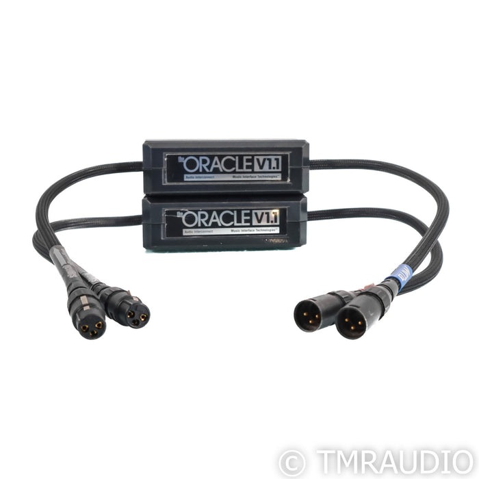 MIT Oracle V1.1 XLR Cables; 1m Pair Balanced Interconnects