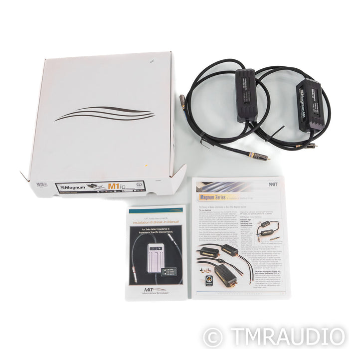 MIT Magnum M1 RCA Cables; 1.5m Pair Interconnects