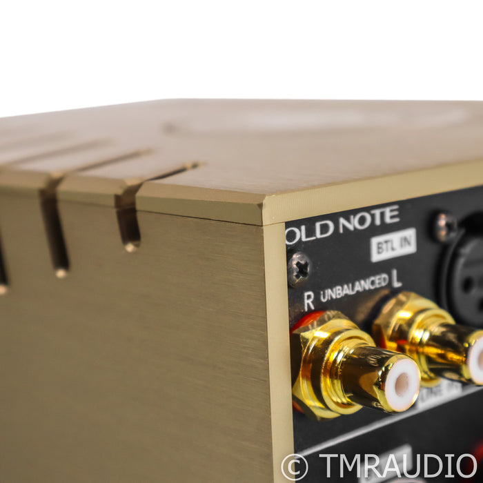 Gold Note PA-10 Stereo Power Amplifier; Gold