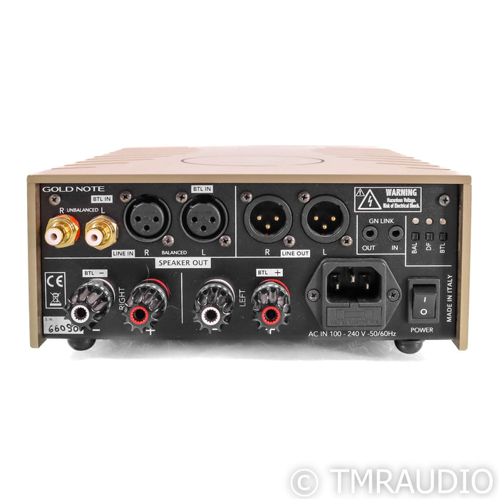 Gold Note PA-10 Stereo Power Amplifier; Gold
