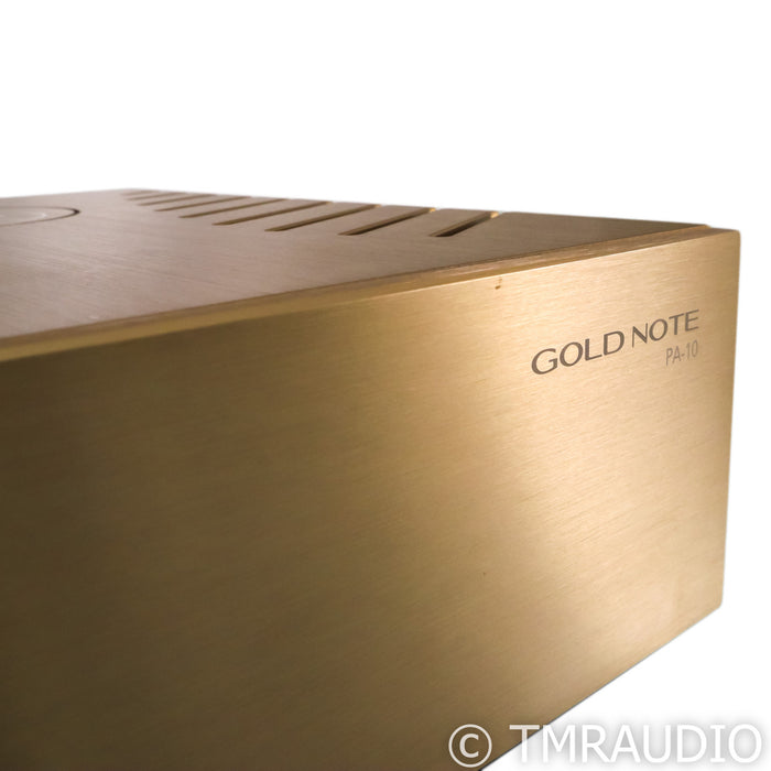 Gold Note PA-10 Stereo Power Amplifier; Gold