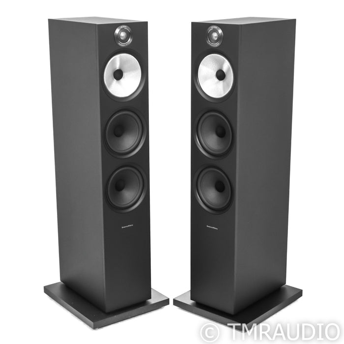 B&W 603 S2 Anniversary Edition Floorstanding Speakers; Black Pair
