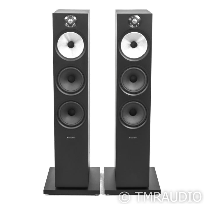 B&W 603 S2 Anniversary Edition Floorstanding Speakers; Black Pair