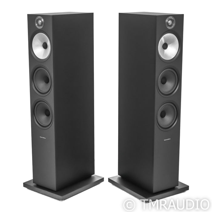 B&W 603 S2 Anniversary Edition Floorstanding Speakers; Black Pair