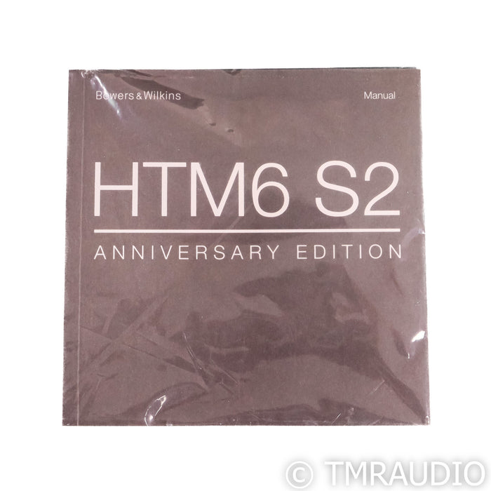 B&W HTM6 S2 Anniversary Edition Center Channel Speaker; Black