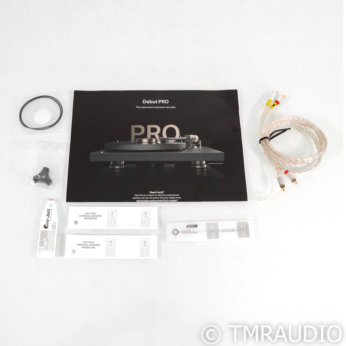 Pro-Ject Debut PRO Belt Drive Turntable; Sumiko Rainer MM Cartridge