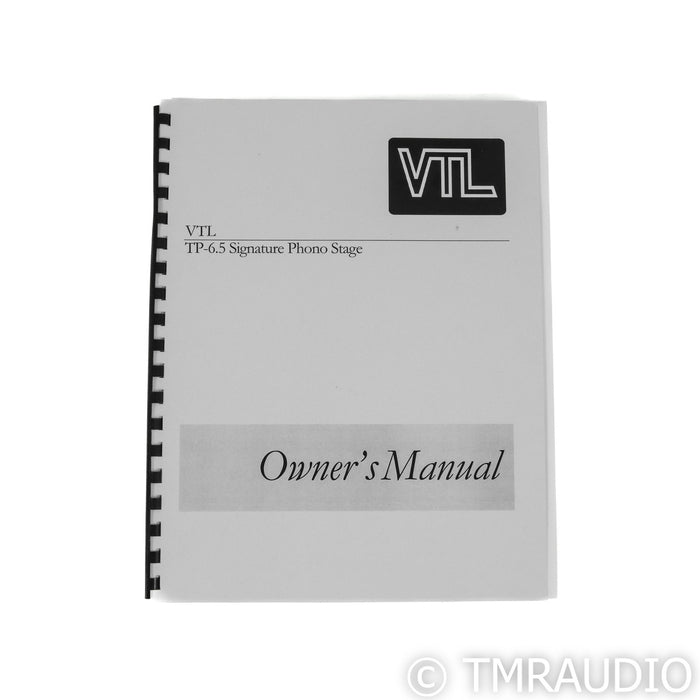VTL TP-6.5 Signature Tube MM & MC Phono Preamplifier