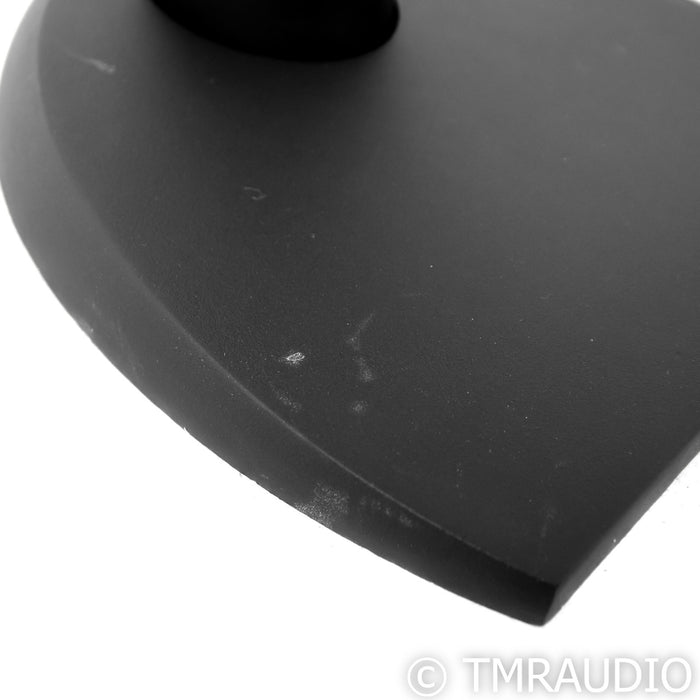 B&W Nautilus 805 Bookshelf Speakers; Black Ash Pair with Stands