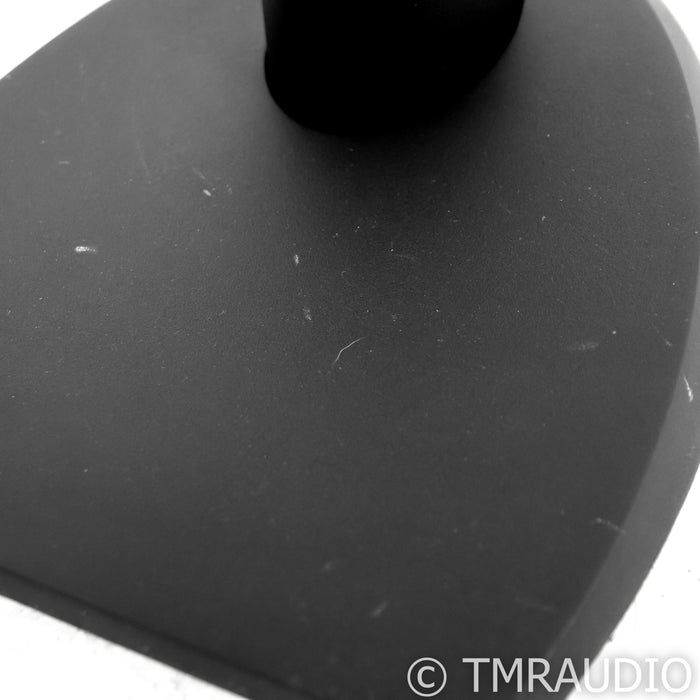 B&W Nautilus 805 Bookshelf Speakers; Black Ash Pair with Stands