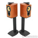 B&W 805S Bookshelf Speakers; Cherrywood Pair with Stands