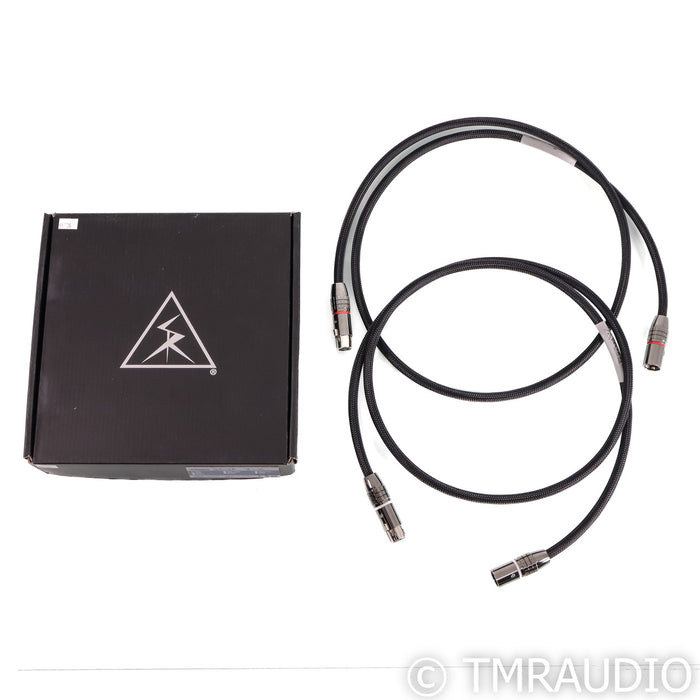 Shunyata Research Delta v2 XLR Cables; 1.5m Pair Balanced Interconnects